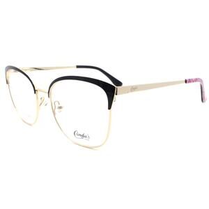 Candie's CA0171 001 Women's Eyeglasses Frames Cat Eye 49-17-140 Black / Silver